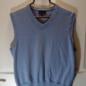 Brooks Brothers mens size large light blue vest never worn